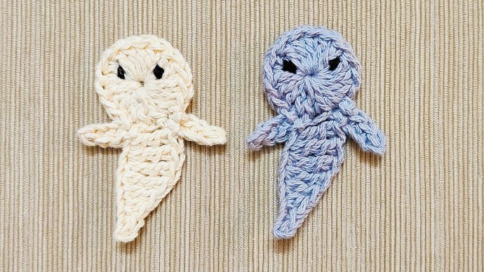 How To Make a Cute Crochet Ghost Applique How To Make a Cute Crochet Ghost Applique