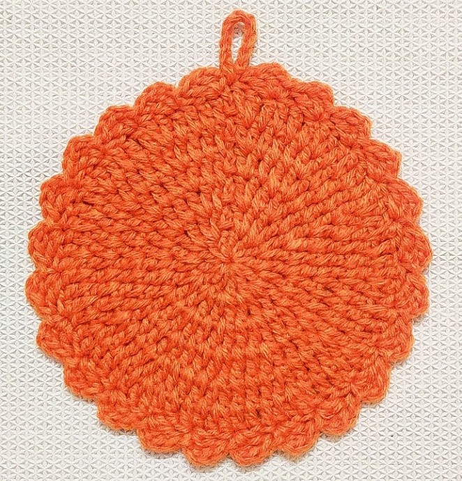 How to Crochet Pumpkin Potholder How to Crochet Pumpkin Potholder