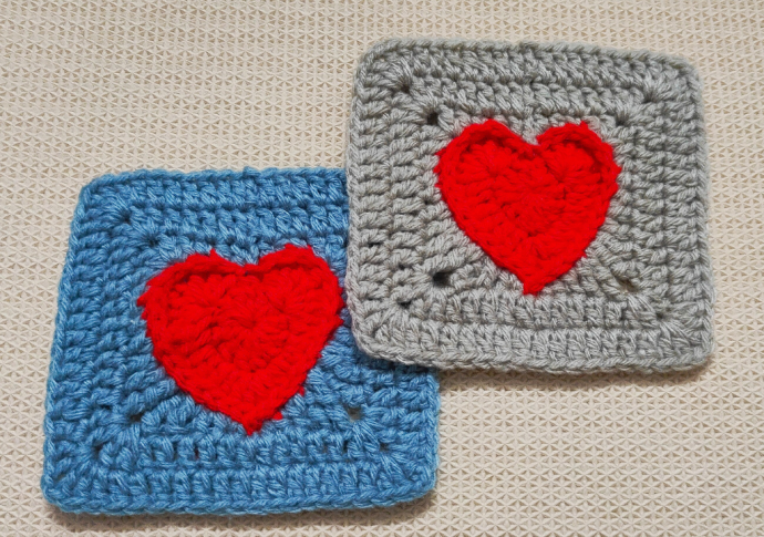 How To Make a Crochet Heart To Solid Granny Crochet Square How To Make a Crochet Heart To Solid Granny Crochet Square